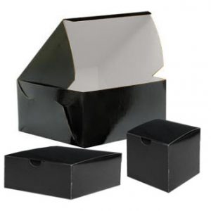 Black Cake Boxes