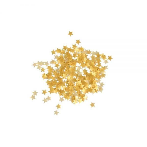 sugarflair metallic gold stars