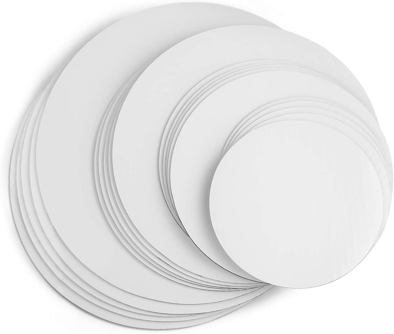 White Round Normal Cake Boards | Easy Bake Supplies