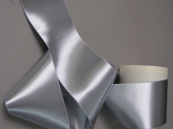 silver satin ribbon