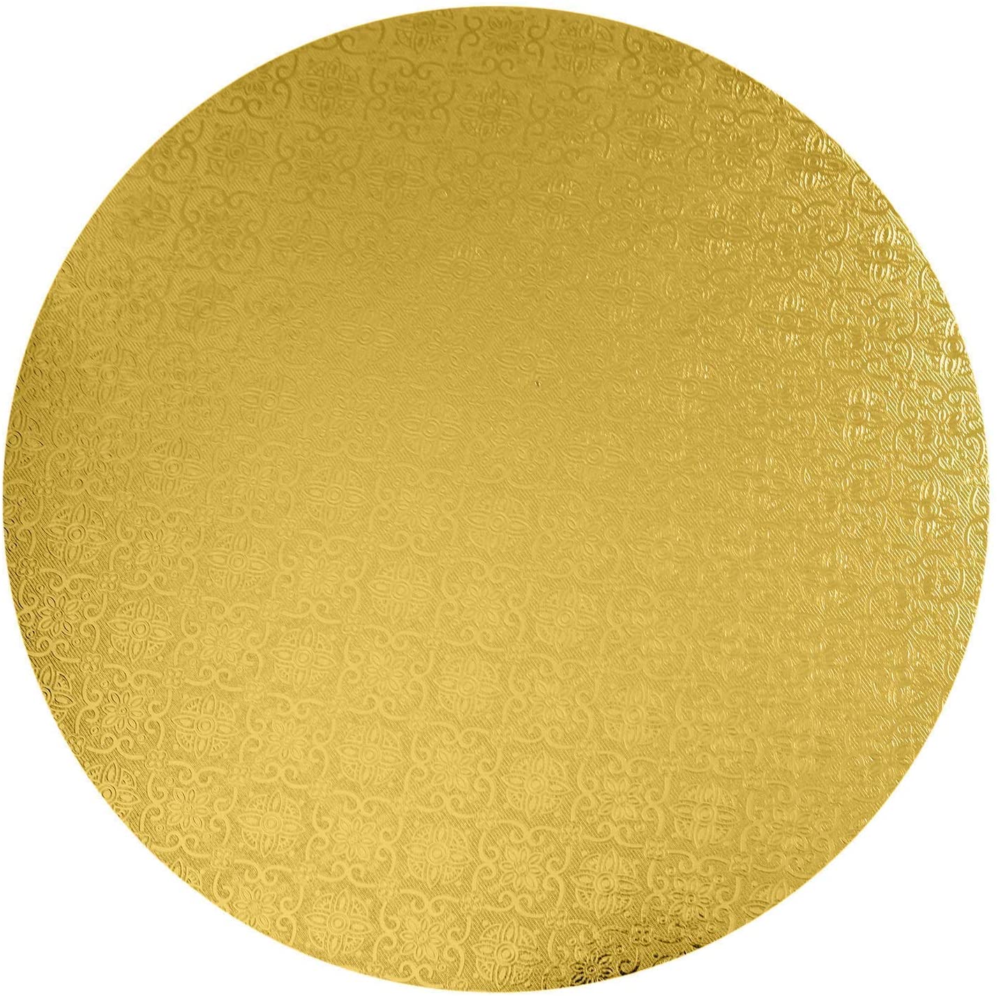 Thin Gold Round Cake Boards | Easy Bake Supplies