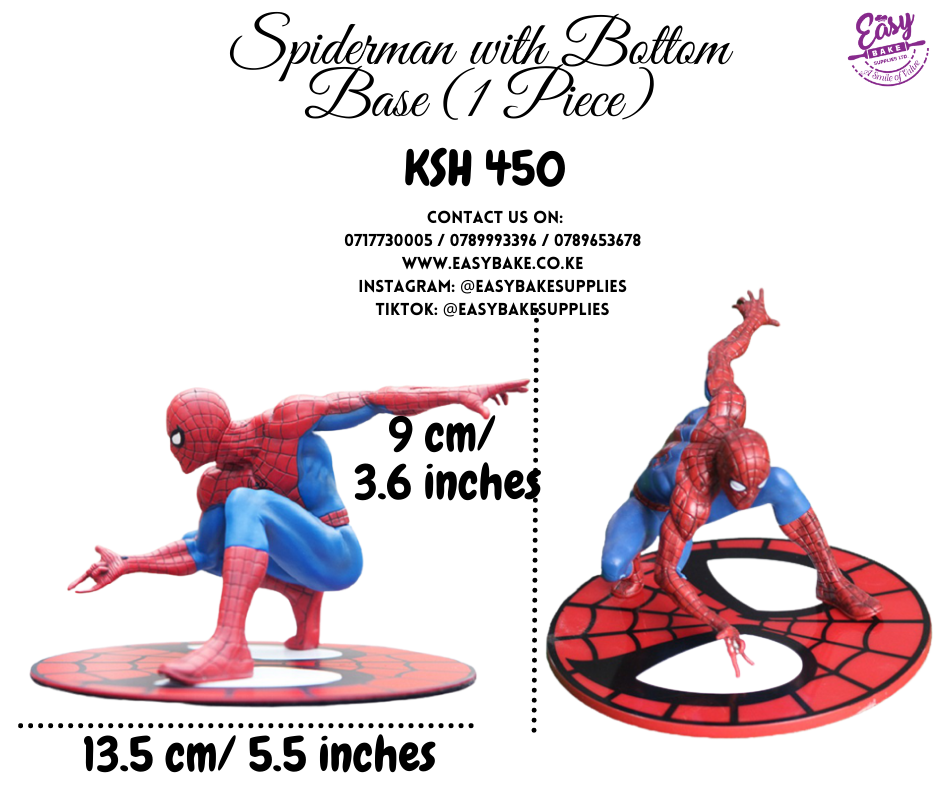 Spiderman with Bottom with Base | Easy Bake Supplies